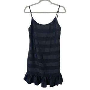 WAVERLY GREY Striped Ruffle Mini Dress‎